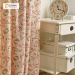 DIHIN HOME Pastoral Pink Flowers Printed，Blackout Grommet Window Curtain for Living Room ,52x63-inch,1 Panel Roman Shades Curtains Window Blinds custom curtains blackout curtains curtains for living room sheer curtains curtain fabric linen curtains kitchen curtains velvet curtains pinch pleat curtains bay window curtains outdoor curtains pleated curtains floral curtains dining room curtains kitchen valances drapes for bedroom patio curtains nursery curtains grommet curtains