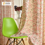DIHIN HOME Pastoral Pink Flowers Printed，Blackout Grommet Window Curtain for Living Room ,52x63-inch,1 Panel Roman Shades Curtains Window Blinds custom curtains blackout curtains curtains for living room sheer curtains curtain fabric linen curtains kitchen curtains velvet curtains pinch pleat curtains bay window curtains outdoor curtains pleated curtains floral curtains dining room curtains kitchen valances drapes for bedroom patio curtains nursery curtains grommet curtains