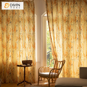 DIHIN HOME Pastoral Plants Printed,Blackout Grommet Window Curtain for Living Room,1 Panel Roman Shades Curtains Window Blinds custom curtains blackout curtains curtains for living room sheer curtains curtain fabric linen curtains kitchen curtains velvet curtains pinch pleat curtains bay window curtains outdoor curtains pleated curtains floral curtains dining room curtains kitchen valances drapes for bedroom patio curtains nursery curtains grommet curtains