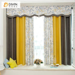 DIHIN HOME Pastoral Printed Curtain With Valance,Blackout Curtains Grommet Window Curtain for Living Room ,52x84-inch,1 Panel Roman Shades Curtains Window Blinds custom curtains blackout curtains curtains for living room sheer curtains curtain fabric linen curtains kitchen curtains velvet curtains pinch pleat curtains bay window curtains outdoor curtains pleated curtains floral curtains dining room curtains kitchen valances drapes for bedroom patio curtains nursery curtains grommet curtains