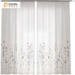 DIHIN HOME Pastoral Printed Floral,Blackout Grommet Window Curtain for Living Room,1 Panel Roman Shades Curtains Window Blinds custom curtains blackout curtains curtains for living room sheer curtains curtain fabric linen curtains kitchen curtains velvet curtains pinch pleat curtains bay window curtains outdoor curtains pleated curtains floral curtains dining room curtains kitchen valances drapes for bedroom patio curtains nursery curtains grommet curtains