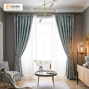 DIHIN HOME Pastoral Printed Floral Curtains，Blackout Grommet Window Curtain for Living Room ,52x63-inch,1 Panel Roman Shades Curtains Window Blinds custom curtains blackout curtains curtains for living room sheer curtains curtain fabric linen curtains kitchen curtains velvet curtains pinch pleat curtains bay window curtains outdoor curtains pleated curtains floral curtains dining room curtains kitchen valances drapes for bedroom patio curtains nursery curtains grommet curtains