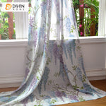 DIHIN HOME Pastoral Printed Sheer Curtain, Grommet Window Curtain for Living Room ,52x63-inch,1 Panelriped Roman Shades Curtains Window Blinds custom curtains blackout curtains curtains for living room sheer curtains curtain fabric linen curtains kitchen curtains velvet curtains pinch pleat curtains bay window curtains outdoor curtains pleated curtains floral curtains dining room curtains kitchen valances drapes for bedroom patio curtains nursery curtains grommet curtains