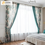 DIHIN HOME Pastoral Printed Spliced Curtains，Blackout Grommet Window Curtain for Living Room ,52x63-inch,1 Panel Roman Shades Curtains Window Blinds custom curtains blackout curtains curtains for living room sheer curtains curtain fabric linen curtains kitchen curtains velvet curtains pinch pleat curtains bay window curtains outdoor curtains pleated curtains floral curtains dining room curtains kitchen valances drapes for bedroom patio curtains nursery curtains grommet curtains
