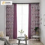 DIHIN HOME Pastoral Purple Fabric Leaves Printed,Blackout Grommet Window Curtain for Living Room ,52x63-inch,1 Panel Roman Shades Curtains Window Blinds custom curtains blackout curtains curtains for living room sheer curtains curtain fabric linen curtains kitchen curtains velvet curtains pinch pleat curtains bay window curtains outdoor curtains pleated curtains floral curtains dining room curtains kitchen valances drapes for bedroom patio curtains nursery curtains grommet curtains