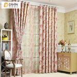 DIHIN HOME Pastoral Red Flowers Printed,Blackout Grommet Window Curtain for Living Room ,52x63-inch,1 Panel Roman Shades Curtains Window Blinds custom curtains blackout curtains curtains for living room sheer curtains curtain fabric linen curtains kitchen curtains velvet curtains pinch pleat curtains bay window curtains outdoor curtains pleated curtains floral curtains dining room curtains kitchen valances drapes for bedroom patio curtains nursery curtains grommet curtains
