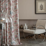 DIHIN HOME Pastoral Red Flowers Printed,Blackout Grommet Window Curtain for Living Room ,52x63-inch,1 Panel Roman Shades Curtains Window Blinds custom curtains blackout curtains curtains for living room sheer curtains curtain fabric linen curtains kitchen curtains velvet curtains pinch pleat curtains bay window curtains outdoor curtains pleated curtains floral curtains dining room curtains kitchen valances drapes for bedroom patio curtains nursery curtains grommet curtains