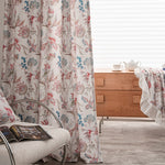 DIHIN HOME Pastoral Red Flowers Printed,Blackout Grommet Window Curtain for Living Room ,52x63-inch,1 Panel Roman Shades Curtains Window Blinds custom curtains blackout curtains curtains for living room sheer curtains curtain fabric linen curtains kitchen curtains velvet curtains pinch pleat curtains bay window curtains outdoor curtains pleated curtains floral curtains dining room curtains kitchen valances drapes for bedroom patio curtains nursery curtains grommet curtains