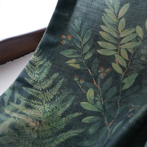 DIHIN HOME Pastoral Retro Dark Green Leaves Printed,Blackout Grommet Window Curtain for Living Room ,52x63-inch,1 Panel Roman Shades Curtains Window Blinds custom curtains blackout curtains curtains for living room sheer curtains curtain fabric linen curtains kitchen curtains velvet curtains pinch pleat curtains bay window curtains outdoor curtains pleated curtains floral curtains dining room curtains kitchen valances drapes for bedroom patio curtains nursery curtains grommet curtains