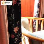 DIHIN HOME Pastoral Retro Flowers Printed,Blackout Grommet Window Curtain for Living Room ,52x63-inch,1 Panel Roman Shades Curtains Window Blinds custom curtains blackout curtains curtains for living room sheer curtains curtain fabric linen curtains kitchen curtains velvet curtains pinch pleat curtains bay window curtains outdoor curtains pleated curtains floral curtains dining room curtains kitchen valances drapes for bedroom patio curtains nursery curtains grommet curtains