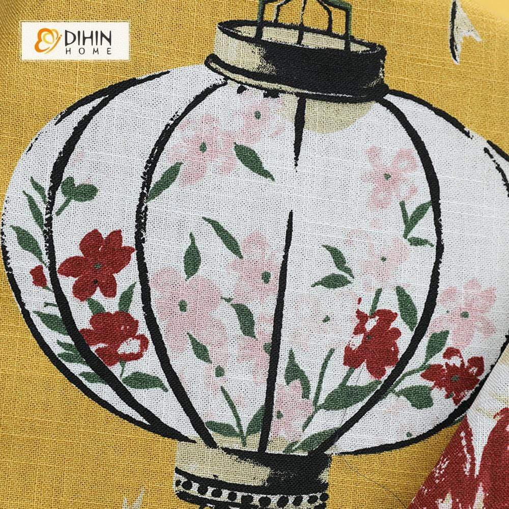 DIHIN HOME Pastoral Retro Flowers Spliced Curtains，Blackout Grommet Window Curtain for Living Room ,52x63-inch,1 Panel Roman Shades Curtains Window Blinds custom curtains blackout curtains curtains for living room sheer curtains curtain fabric linen curtains kitchen curtains velvet curtains pinch pleat curtains bay window curtains outdoor curtains pleated curtains floral curtains dining room curtains kitchen valances drapes for bedroom patio curtains nursery curtains grommet curtains