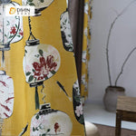 DIHIN HOME Pastoral Retro Flowers Spliced Curtains，Blackout Grommet Window Curtain for Living Room ,52x63-inch,1 Panel Roman Shades Curtains Window Blinds custom curtains blackout curtains curtains for living room sheer curtains curtain fabric linen curtains kitchen curtains velvet curtains pinch pleat curtains bay window curtains outdoor curtains pleated curtains floral curtains dining room curtains kitchen valances drapes for bedroom patio curtains nursery curtains grommet curtains