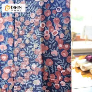 DIHIN HOME Pastoral Retro Printed,Blackout Grommet Window Curtain for Living Room ,52x63-inch,1 Panel Roman Shades Curtains Window Blinds custom curtains blackout curtains curtains for living room sheer curtains curtain fabric linen curtains kitchen curtains velvet curtains pinch pleat curtains bay window curtains outdoor curtains pleated curtains floral curtains dining room curtains kitchen valances drapes for bedroom patio curtains nursery curtains grommet curtains