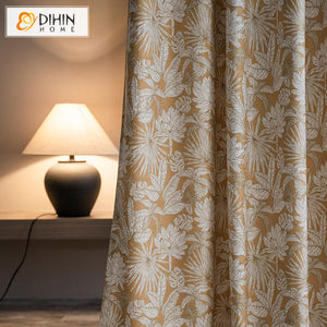 DIHIN HOME Pastoral Retro Printed,Blackout Grommet Window Curtain for Living Room ,52x63-inch,1 Panel Roman Shades Curtains Window Blinds custom curtains blackout curtains curtains for living room sheer curtains curtain fabric linen curtains kitchen curtains velvet curtains pinch pleat curtains bay window curtains outdoor curtains pleated curtains floral curtains dining room curtains kitchen valances drapes for bedroom patio curtains nursery curtains grommet curtains