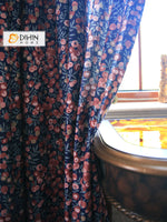 DIHIN HOME Pastoral Retro Printed,Blackout Grommet Window Curtain for Living Room ,52x63-inch,1 Panel Roman Shades Window Curtains Curtains Window Blinds Curtains Drapes linen drapery curtains and drapes windows drapes custom curtains blackout curtains curtains for living room window shades sheer curtains curtain fabric window treatments custom drapery