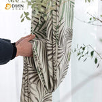 DIHIN HOME Pastoral Simple Branch Printed Curtain ,Cotton Linen ,Blackout Grommet Window Curtain for Living Room ,52x63-inch,1 Panel Roman Shades Curtains Window Blinds custom curtains blackout curtains curtains for living room sheer curtains curtain fabric linen curtains kitchen curtains velvet curtains pinch pleat curtains bay window curtains outdoor curtains pleated curtains floral curtains dining room curtains kitchen valances drapes for bedroom patio curtains nursery curtains grommet curtains
