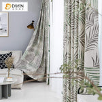 DIHIN HOME Pastoral Simple Branch Printed Curtain ,Cotton Linen ,Blackout Grommet Window Curtain for Living Room ,52x63-inch,1 Panel Roman Shades Curtains Window Blinds custom curtains blackout curtains curtains for living room sheer curtains curtain fabric linen curtains kitchen curtains velvet curtains pinch pleat curtains bay window curtains outdoor curtains pleated curtains floral curtains dining room curtains kitchen valances drapes for bedroom patio curtains nursery curtains grommet curtains