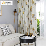 DIHIN HOME Pastoral Simple Leaves Printed Curtain ,Cotton Linen ,Blackout Grommet Window Curtain for Living Room ,52x63-inch,1 Panel Roman Shades Curtains Window Blinds custom curtains blackout curtains curtains for living room sheer curtains curtain fabric linen curtains kitchen curtains velvet curtains pinch pleat curtains bay window curtains outdoor curtains pleated curtains floral curtains dining room curtains kitchen valances drapes for bedroom patio curtains nursery curtains grommet curtains