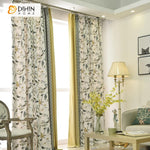 DIHIN HOME Pastoral Tree and Bird Printed,Blackout Grommet Window Curtain for Living Room ,52x63-inch,1 Panel Roman Shades Curtains Window Blinds custom curtains blackout curtains curtains for living room sheer curtains curtain fabric linen curtains kitchen curtains velvet curtains pinch pleat curtains bay window curtains outdoor curtains pleated curtains floral curtains dining room curtains kitchen valances drapes for bedroom patio curtains nursery curtains grommet curtains