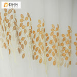 DIHIN HOME Pastoral Tree Embroidery Window Screening ,Sheer Curtain, Grommet Window Curtain for Living Room ,52x63-inch,1 Panel Roman Shades Curtains Window Blinds custom curtains blackout curtains curtains for living room sheer curtains curtain fabric linen curtains kitchen curtains velvet curtains pinch pleat curtains bay window curtains outdoor curtains pleated curtains floral curtains dining room curtains kitchen valances drapes for bedroom patio curtains nursery curtains grommet curtains