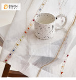 DIHIN HOME Pastoral Trees Embroidered Sheer Curtain, Grommet Window Curtain for Living Room ,52x63-inch,1 Panel Roman Shades Curtains Window Blinds custom curtains blackout curtains curtains for living room sheer curtains curtain fabric linen curtains kitchen curtains velvet curtains pinch pleat curtains bay window curtains outdoor curtains pleated curtains floral curtains dining room curtains kitchen valances drapes for bedroom patio curtains nursery curtains grommet curtains