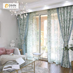 DIHIN HOME Pastoral Village Spliced Curtains，Blackout Grommet Window Curtain for Living Room ,52x63-inch,1 Panel Roman Shades Curtains Window Blinds custom curtains blackout curtains curtains for living room sheer curtains curtain fabric linen curtains kitchen curtains velvet curtains pinch pleat curtains bay window curtains outdoor curtains pleated curtains floral curtains dining room curtains kitchen valances drapes for bedroom patio curtains nursery curtains grommet curtains
