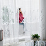 DIHIN HOME Pastoral White Plants Cotton Linen Embroidered Day Curtain ,Sheer Curtain, Grommet Window Curtain for Living Room ,52x63-inch,1 Panel Roman Shades Curtains Window Blinds custom curtains blackout curtains curtains for living room sheer curtains curtain fabric linen curtains kitchen curtains velvet curtains pinch pleat curtains bay window curtains outdoor curtains pleated curtains floral curtains dining room curtains kitchen valances drapes for bedroom patio curtains nursery curtains grommet curtai