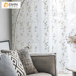 DIHIN HOME Pastoral Willow Branch Embroidered,Sheer Curtain,Grommet Window Curtain for Living Room ,52x63-inch,1 Panel Roman Shades Curtains Window Blinds custom curtains blackout curtains curtains for living room sheer curtains curtain fabric linen curtains kitchen curtains velvet curtains pinch pleat curtains bay window curtains outdoor curtains pleated curtains floral curtains dining room curtains kitchen valances drapes for bedroom patio curtains nursery curtains grommet curtains