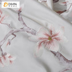 DIHIN HOME Pastoral Wintersweet High Precision Imitation Silk Embroidered Curtains,Blackout Grommet Window Curtain for Living Room ,52x63-inch,1 Panel Roman Shades Curtains Window Blinds custom curtains blackout curtains curtains for living room sheer curtains curtain fabric linen curtains kitchen curtains velvet curtains pinch pleat curtains bay window curtains outdoor curtains pleated curtains floral curtains dining room curtains kitchen valances drapes for bedroom patio curtains nursery curtains grommet 