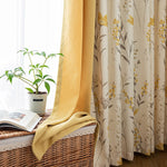 DIHIN HOME Pastoral Yellow Flowers Printed,Blackout Grommet Window Curtain for Living Room,1 Panel Roman Shades Curtains Window Blinds custom curtains blackout curtains curtains for living room sheer curtains curtain fabric linen curtains kitchen curtains velvet curtains pinch pleat curtains bay window curtains outdoor curtains pleated curtains floral curtains dining room curtains kitchen valances drapes for bedroom patio curtains nursery curtains grommet curtains