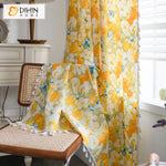 DIHIN HOME Pastoral Yellow Flowers Printed,Blackout Grommet Window Curtain for Living Room ,52x63-inch,1 Panel Roman Shades Curtains Window Blinds custom curtains blackout curtains curtains for living room sheer curtains curtain fabric linen curtains kitchen curtains velvet curtains pinch pleat curtains bay window curtains outdoor curtains pleated curtains floral curtains dining room curtains kitchen valances drapes for bedroom patio curtains nursery curtains grommet curtains
