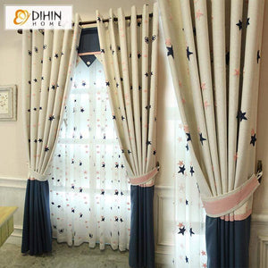 DIHIN HOME Pentagram Printed,Blackout Curtains Grommet Window Curtain for Living Room ,52x84-inch,1 Panel Roman Shades Curtains Window Blinds custom curtains blackout curtains curtains for living room sheer curtains curtain fabric linen curtains kitchen curtains velvet curtains pinch pleat curtains bay window curtains outdoor curtains pleated curtains floral curtains dining room curtains kitchen valances drapes for bedroom patio curtains nursery curtains grommet curtains