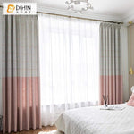 DIHIN HOME Pink Color Striped Cotton Linen Curtains ,Blackout Grommet Window Curtain for Living Room ,52x63-inch,1 Panel Roman Shades Curtains Window Blinds custom curtains blackout curtains curtains for living room sheer curtains curtain fabric linen curtains kitchen curtains velvet curtains pinch pleat curtains bay window curtains outdoor curtains pleated curtains floral curtains dining room curtains kitchen valances drapes for bedroom patio curtains nursery curtains grommet curtains