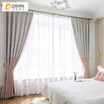 DIHIN HOME Pink Color Striped Cotton Linen Curtains ,Blackout Grommet Window Curtain for Living Room ,52x63-inch,1 Panel Roman Shades Curtains Window Blinds custom curtains blackout curtains curtains for living room sheer curtains curtain fabric linen curtains kitchen curtains velvet curtains pinch pleat curtains bay window curtains outdoor curtains pleated curtains floral curtains dining room curtains kitchen valances drapes for bedroom patio curtains nursery curtains grommet curtains