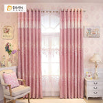 DIHIN HOME Pink Love Embroidered ,Blackout Grommet Window Curtain for Living Room ,52x63-inch,1 Panel Roman Shades Curtains Window Blinds custom curtains blackout curtains curtains for living room sheer curtains curtain fabric linen curtains kitchen curtains velvet curtains pinch pleat curtains bay window curtains outdoor curtains pleated curtains floral curtains dining room curtains kitchen valances drapes for bedroom patio curtains nursery curtains grommet curtains