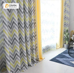 DIHIN HOME Pixel style Yellow Black Stripes Printed，Blackout Grommet Window Curtain for Living Room ,52x63-inch,1 Panel Roman Shades Curtains Window Blinds custom curtains blackout curtains curtains for living room sheer curtains curtain fabric linen curtains kitchen curtains velvet curtains pinch pleat curtains bay window curtains outdoor curtains pleated curtains floral curtains dining room curtains kitchen valances drapes for bedroom patio curtains nursery curtains grommet curtains