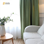 DIHIN HOME Pure Green ,Blackout Grommet Window Curtain for Living Room ,52x63-inch,1 Panel Roman Shades Curtains Window Blinds custom curtains blackout curtains curtains for living room sheer curtains curtain fabric linen curtains kitchen curtains velvet curtains pinch pleat curtains bay window curtains outdoor curtains pleated curtains floral curtains dining room curtains kitchen valances drapes for bedroom patio curtains nursery curtains grommet curtains