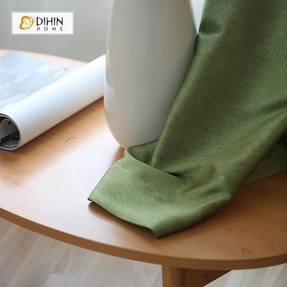 DIHIN HOME Pure Green ,Blackout Grommet Window Curtain for Living Room ,52x63-inch,1 Panel Roman Shades Curtains Window Blinds custom curtains blackout curtains curtains for living room sheer curtains curtain fabric linen curtains kitchen curtains velvet curtains pinch pleat curtains bay window curtains outdoor curtains pleated curtains floral curtains dining room curtains kitchen valances drapes for bedroom patio curtains nursery curtains grommet curtains