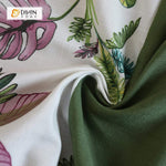 DIHIN HOME Purple Flower and Branch Printed，Blackout Grommet Window Curtain for Living Room ,52x63-inch,1 Panel Roman Shades Curtains Window Blinds custom curtains blackout curtains curtains for living room sheer curtains curtain fabric linen curtains kitchen curtains velvet curtains pinch pleat curtains bay window curtains outdoor curtains pleated curtains floral curtains dining room curtains kitchen valances drapes for bedroom patio curtains nursery curtains grommet curtains