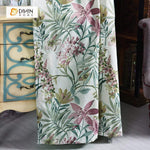 DIHIN HOME Purple Flowers and Leaves Printed，Blackout Grommet Window Curtain for Living Room ,52x63-inch,1 Panel Roman Shades Curtains Window Blinds custom curtains blackout curtains curtains for living room sheer curtains curtain fabric linen curtains kitchen curtains velvet curtains pinch pleat curtains bay window curtains outdoor curtains pleated curtains floral curtains dining room curtains kitchen valances drapes for bedroom patio curtains nursery curtains grommet curtains