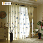 DIHIN HOME Rainbow and Cloud Embroidered，Blackout Grommet Window Curtain for Living Room ,52x63-inch,1 Panel Roman Shades Curtains Window Blinds custom curtains blackout curtains curtains for living room sheer curtains curtain fabric linen curtains kitchen curtains velvet curtains pinch pleat curtains bay window curtains outdoor curtains pleated curtains floral curtains dining room curtains kitchen valances drapes for bedroom patio curtains nursery curtains grommet curtains