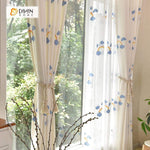 DIHIN HOME Rainbow and Cloud Embroidered，Blackout Grommet Window Curtain for Living Room ,52x63-inch,1 Panel Roman Shades Curtains Window Blinds custom curtains blackout curtains curtains for living room sheer curtains curtain fabric linen curtains kitchen curtains velvet curtains pinch pleat curtains bay window curtains outdoor curtains pleated curtains floral curtains dining room curtains kitchen valances drapes for bedroom patio curtains nursery curtains grommet curtains