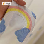 DIHIN HOME Rainbow and Cloud Embroidered，Blackout Grommet Window Curtain for Living Room ,52x63-inch,1 Panel Roman Shades Curtains Window Blinds custom curtains blackout curtains curtains for living room sheer curtains curtain fabric linen curtains kitchen curtains velvet curtains pinch pleat curtains bay window curtains outdoor curtains pleated curtains floral curtains dining room curtains kitchen valances drapes for bedroom patio curtains nursery curtains grommet curtains