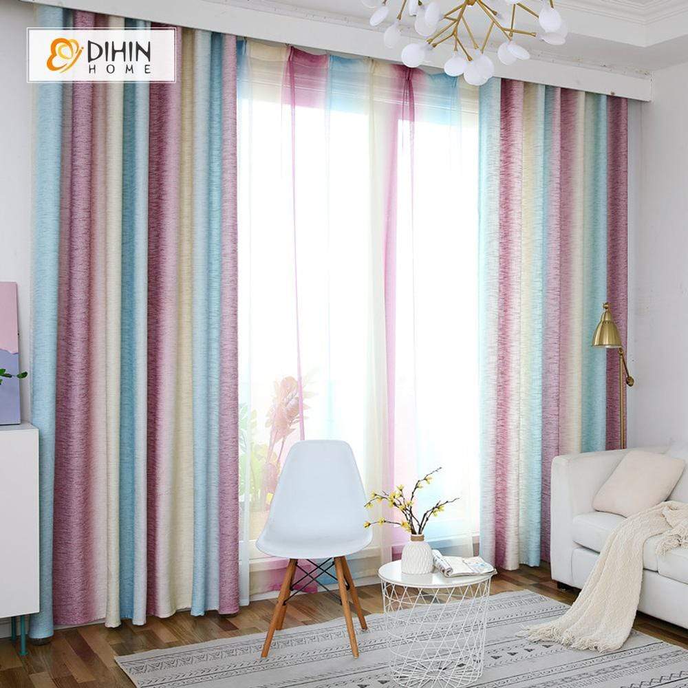 DIHIN HOME Red and Blue Curtain，Blackout Grommet Window Curtain for Living Room ,52x63-inch,1 Panel Roman Shades Curtains Window Blinds custom curtains blackout curtains curtains for living room sheer curtains curtain fabric linen curtains kitchen curtains velvet curtains pinch pleat curtains bay window curtains outdoor curtains pleated curtains floral curtains dining room curtains kitchen valances drapes for bedroom patio curtains nursery curtains grommet curtains