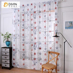 DIHIN HOME Red and Blue Stars Printed,Sheer Curtain,Blackout Grommet Window Curtain for Living Room ,52x63-inch,1 Panel Roman Shades Curtains Window Blinds custom curtains blackout curtains curtains for living room sheer curtains curtain fabric linen curtains kitchen curtains velvet curtains pinch pleat curtains bay window curtains outdoor curtains pleated curtains floral curtains dining room curtains kitchen valances drapes for bedroom patio curtains nursery curtains grommet curtains