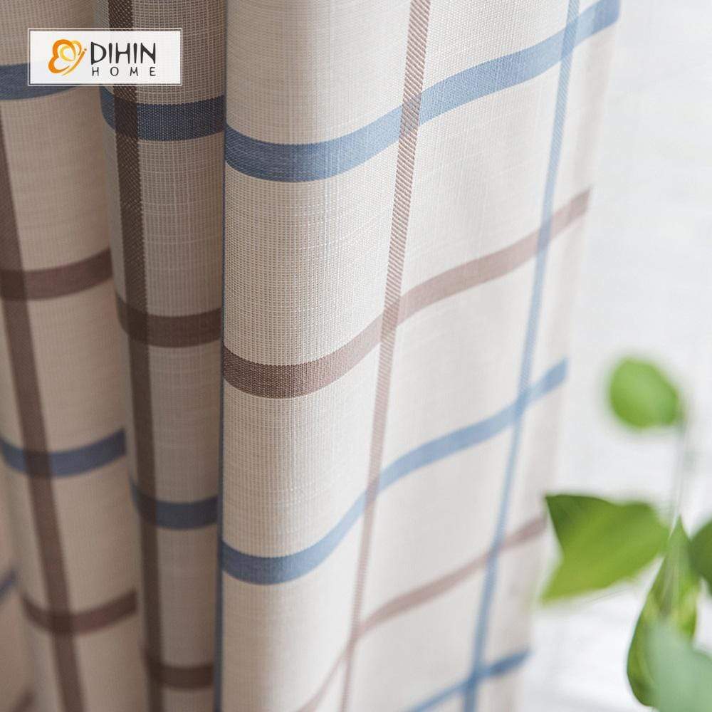 DIHIN HOME Red and Brown Lines Printed，Blackout Grommet Window Curtain for Living Room ,52x63-inch,1 Panel Roman Shades Curtains Window Blinds custom curtains blackout curtains curtains for living room sheer curtains curtain fabric linen curtains kitchen curtains velvet curtains pinch pleat curtains bay window curtains outdoor curtains pleated curtains floral curtains dining room curtains kitchen valances drapes for bedroom patio curtains nursery curtains grommet curtains