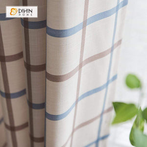 DIHIN HOME Red and Brown Lines Printed，Blackout Grommet Window Curtain for Living Room ,52x63-inch,1 Panel Roman Shades Curtains Window Blinds custom curtains blackout curtains curtains for living room sheer curtains curtain fabric linen curtains kitchen curtains velvet curtains pinch pleat curtains bay window curtains outdoor curtains pleated curtains floral curtains dining room curtains kitchen valances drapes for bedroom patio curtains nursery curtains grommet curtains