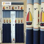 DIHIN HOME Red and Yellow Sailboat Printed,Blackout Curtains Grommet Window Curtain for Living Room ,52x84-inch,1 Panel Roman Shades Curtains Window Blinds custom curtains blackout curtains curtains for living room sheer curtains curtain fabric linen curtains kitchen curtains velvet curtains pinch pleat curtains bay window curtains outdoor curtains pleated curtains floral curtains dining room curtains kitchen valances drapes for bedroom patio curtains nursery curtains grommet curtains