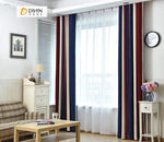 DIHIN HOME Red Blue Beige Printed，Blackout Grommet Window Curtain for Living Room ,52x63-inch,1 Panel Roman Shades Curtains Window Blinds custom curtains blackout curtains curtains for living room sheer curtains curtain fabric linen curtains kitchen curtains velvet curtains pinch pleat curtains bay window curtains outdoor curtains pleated curtains floral curtains dining room curtains kitchen valances drapes for bedroom patio curtains nursery curtains grommet curtains