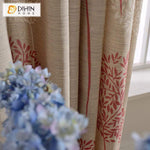 DIHIN HOME Red Dandelion Printed,Blackout Grommet Window Curtain for Living Room ,52x63-inch,1 Panel Roman Shades Curtains Window Blinds custom curtains blackout curtains curtains for living room sheer curtains curtain fabric linen curtains kitchen curtains velvet curtains pinch pleat curtains bay window curtains outdoor curtains pleated curtains floral curtains dining room curtains kitchen valances drapes for bedroom patio curtains nursery curtains grommet curtains